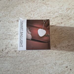 Smart Bag Light with Heart Design Keychain